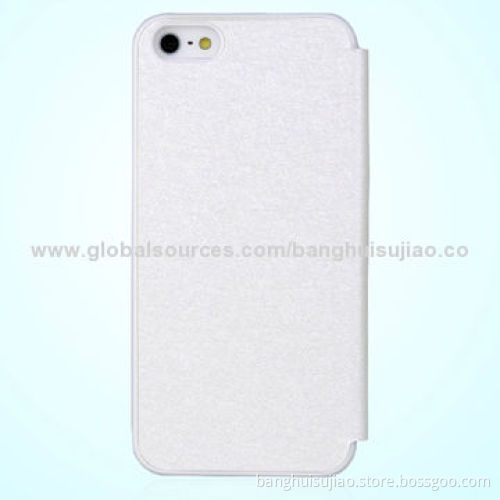 Leather Flip Case for iPhone 5 and 5S, 2014 Wholesale Supplier from China
